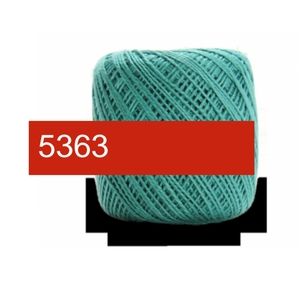 5/$15 Circulo Rubi Brilhante Blue Green 5363 40m 5g Mercerized Cotton